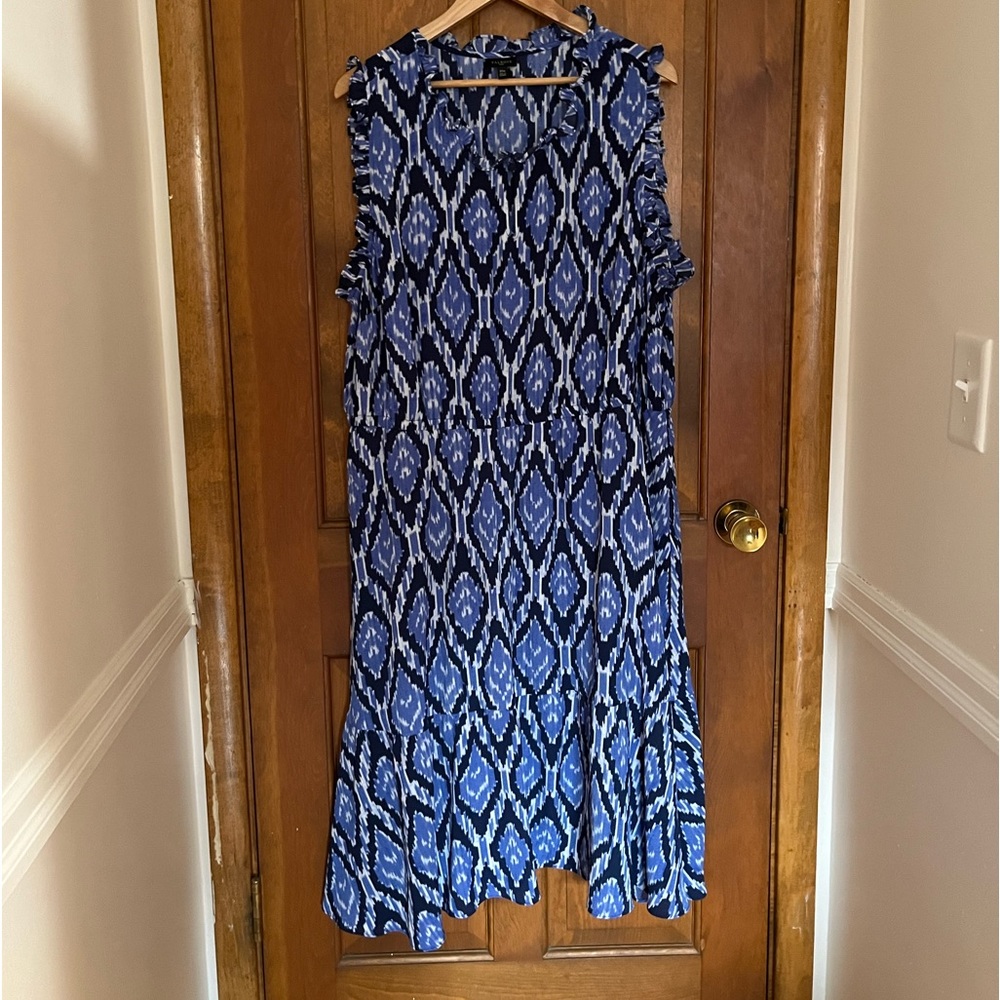 Talbots blue dress